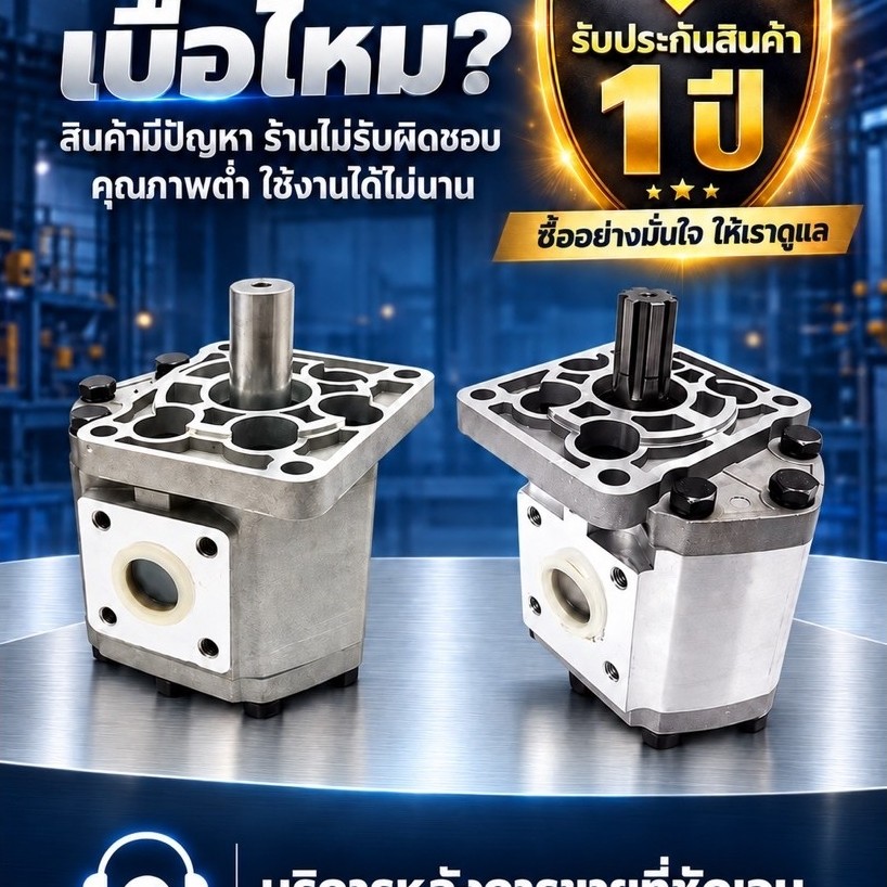 อุปกรณ์ไฮดรอลิค ปั้มไฮดรอลิค 32-80cc hydraulic gear pump CBN-F/E 32-80cc