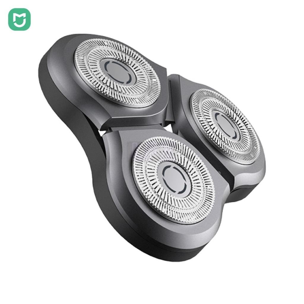 Mijia เปลี่ยนหัวตัด Dual-Ring ใบมีดนําเข้าเหล็กเหมาะกับเครื่องโกนหนวด Mijia S300 S500 S500C
