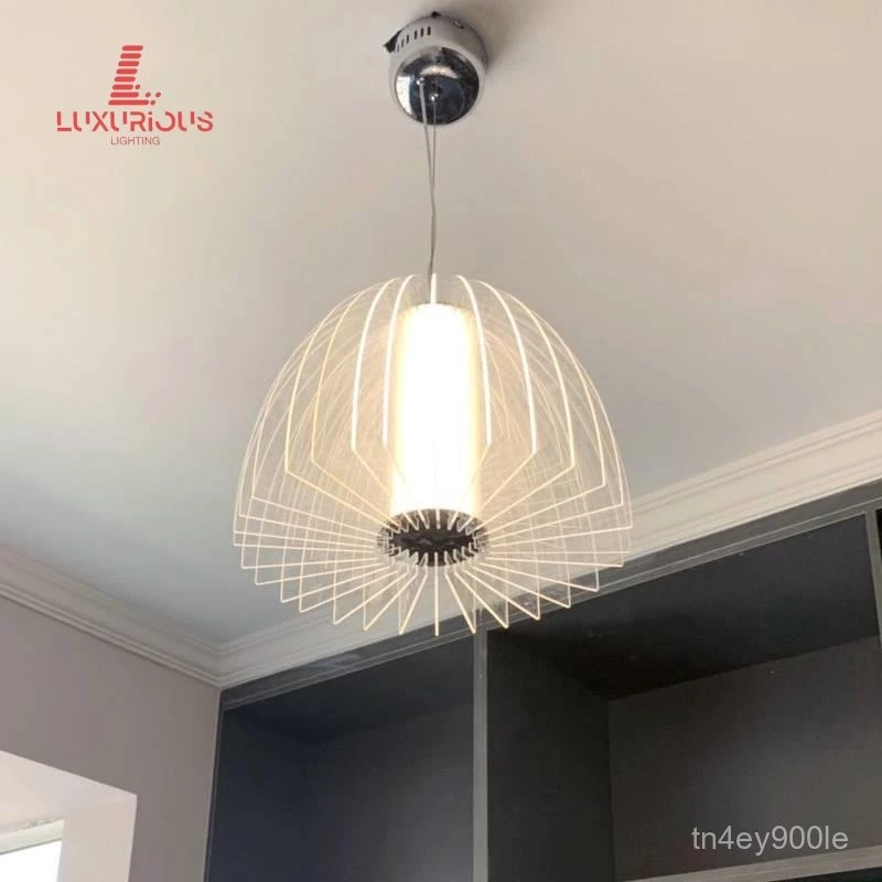 โคมไฟแขวนสไตล์นอร์ดิกมินิมอล สำหรับห้องนั่งเล่น ห้องรับประทานอาหาร ห้องทำงาน โรงแรม รุ่น CCQP thumbnail 7