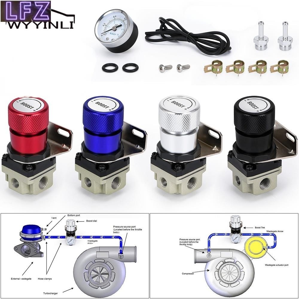 T2 เกจเทอร์โบบูสต์ควบคุมเทอร์โบ ปรับได้ 1-150 PSI SR20DET SR