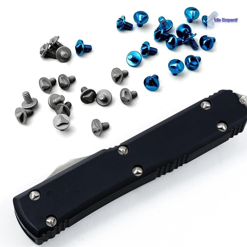 1 PC CNC TC4 คุณภาพพรีเมี่ยมทนทานไทเทเนียมพีซีสกรูอะไหล่สิ่งที่แนบมาชุดสําหรับ Microtech UTX-85