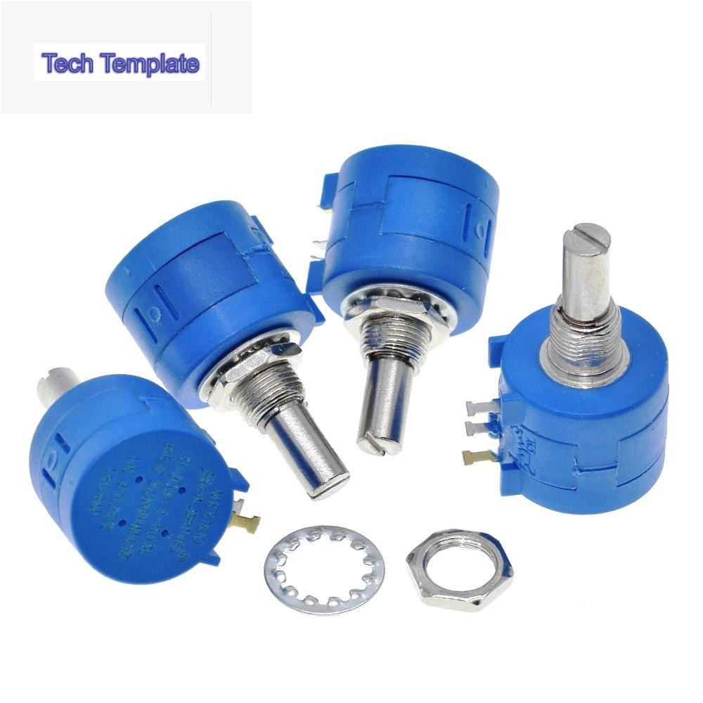 โพเทนชิโอมิเตอร์ 3590 S Series 500 1 K 2 K 5 K 10 K 20 K 50 K 100 K Ohm 3590 S - 2-103 L 3590 S 101 