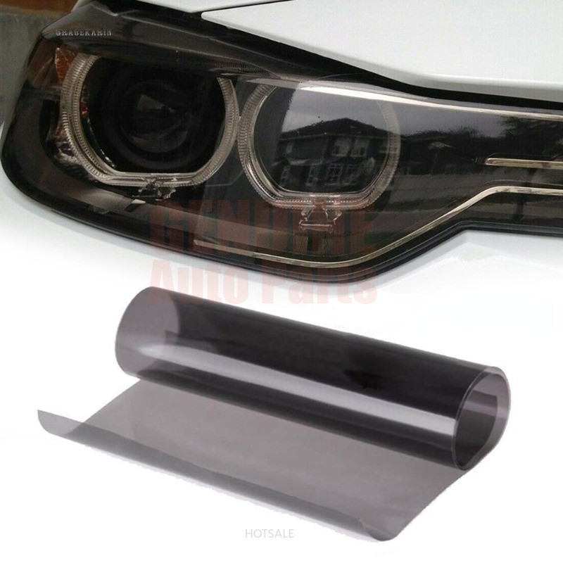 ฟิล์มไวนิล ติดไฟหน้า ไฟท้าย ควันบุหรี่ 30×100 ซม. 1 ม้วน