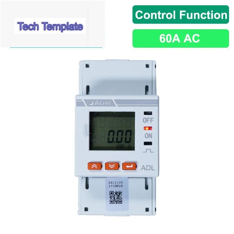 Acral ADL200-NK/WF 1-Phase Prepaid Energy Meter โหลด/ควบคุมเวลาและการสื่อสาร Wifi สําหรับระบบตรวจสอบ