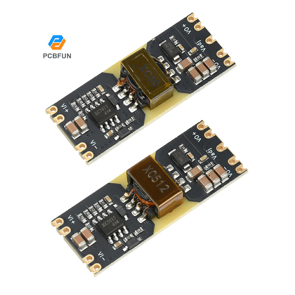 Pcbfun XC5015 DC-DC 9-42V ถึง 5/12V เอาต์พุต Step-Down โมดูลแยกแรงดันไฟฟ้ากว้างโมดูลไฟระลอกต่ําโมดูล