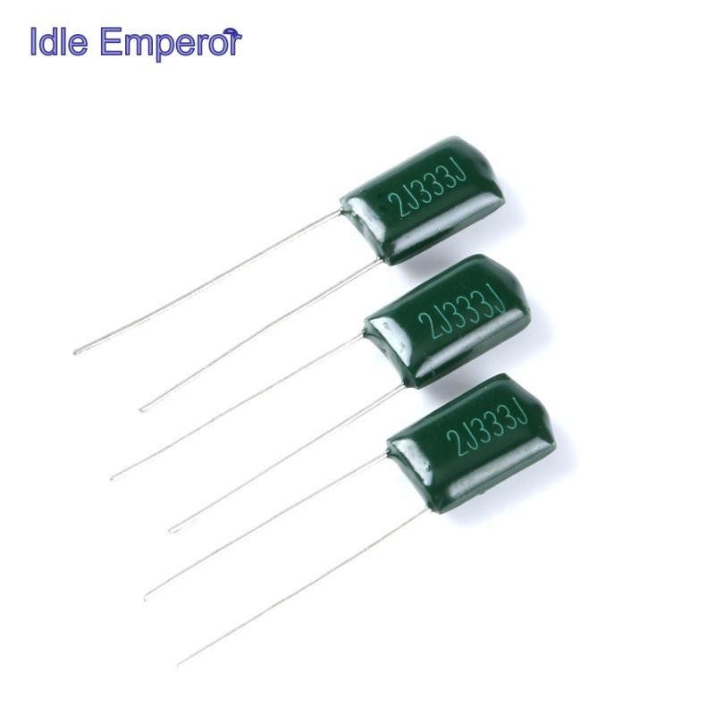 ตัวเก็บประจุโพลีเอสเตอร์ 2A102J 2A182J 2A222J 2A332J 2A682J 2A103J 2A223J 2A333J 2A473J 2A104J 2A224