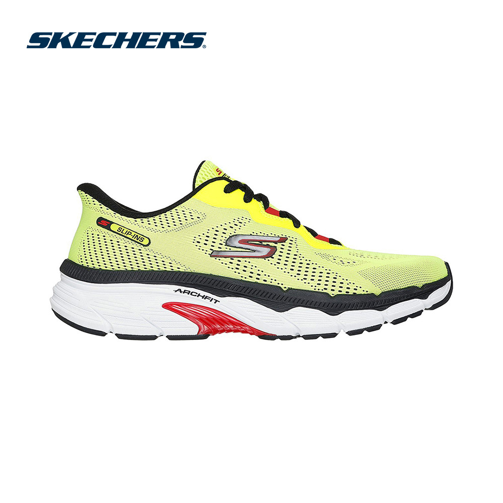 Skechers สเก็ตเชอร์ส รองเท้าผู้ชาย Men Slip-ins Performance GOrun Arch Fit 2.0 Zenith Shoes - 221101-YLBK Arch Fit