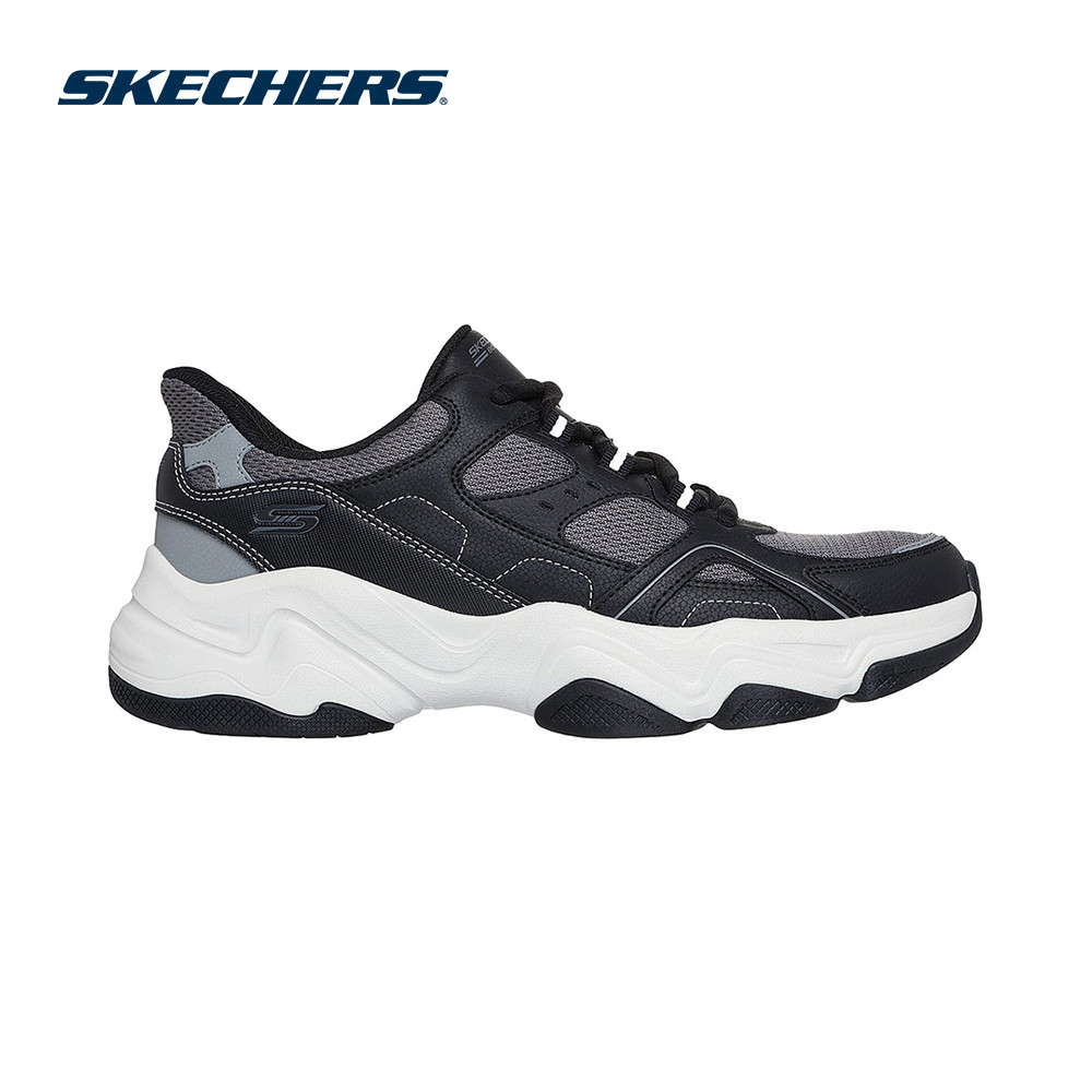 Skechers สเก็ตเชอร์ส รองเท้าลำลองผู้ชาย Men Slip-ins BOBS Diego Vast Look Casual Shoes - 118331-BLK Memory Foam