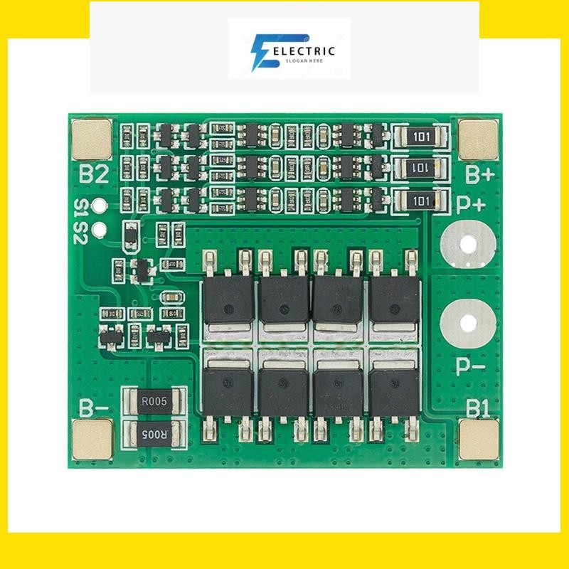 3s 25A li-ion 18650 BMS PCM บอร์ดป้องกันแบตเตอรี่ BMS PCM พร้อมสมดุล สําหรับโมดูลเซลล์แบตเตอรี่ li-i