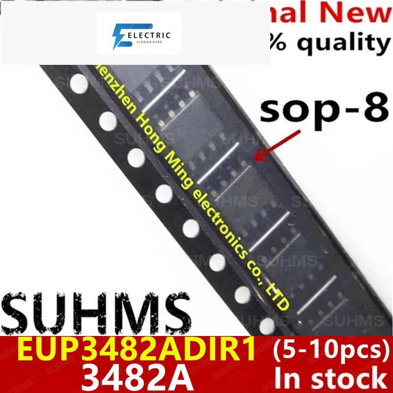 (5-10 ชิ้น) 100% ใหม่ EUP3482ADIR1 EUP3482A EUP3482 3482A sop-8 ชิปเซ็ต