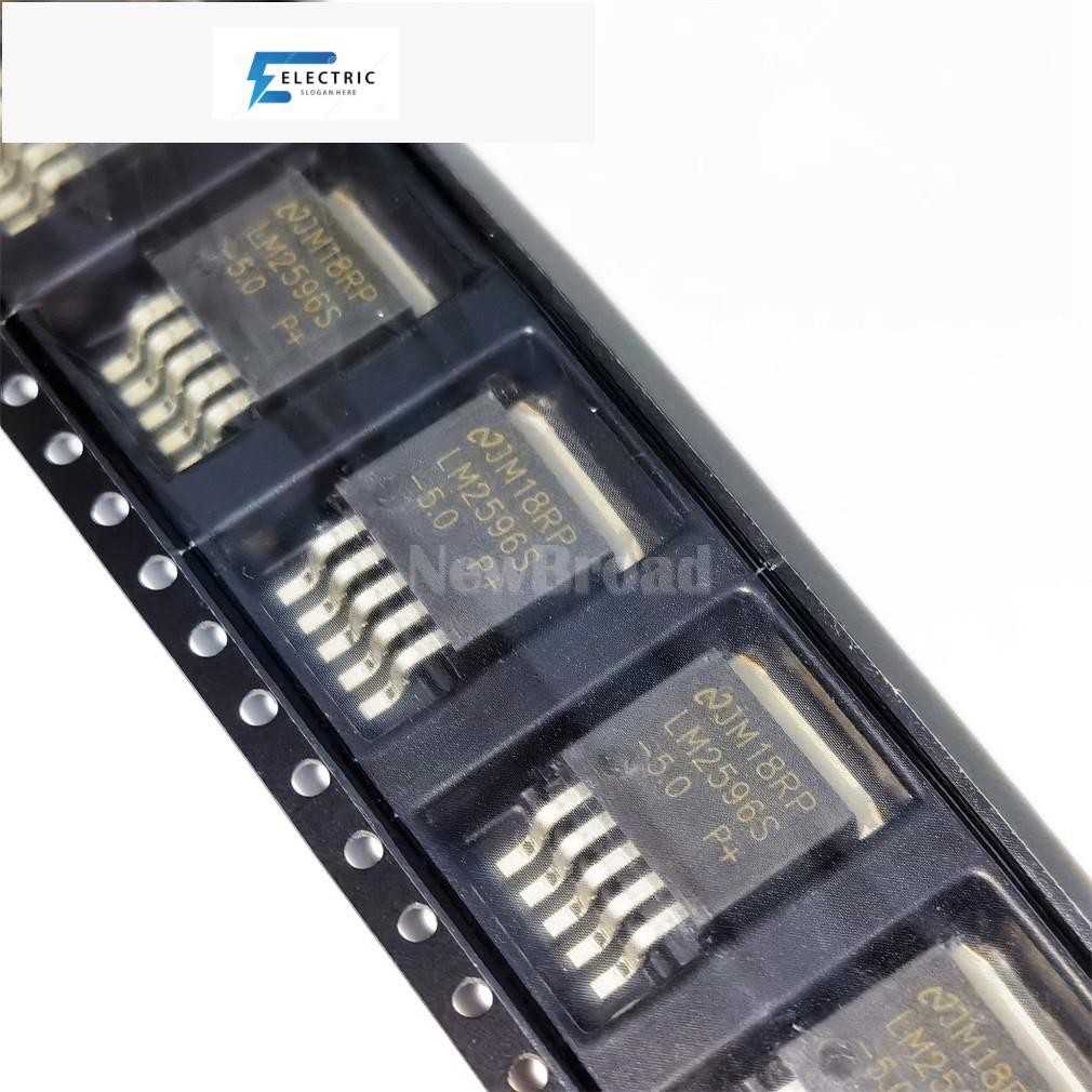 10 ชิ้น LM2596S-3.3 LM2596S-5.0 LM2596S-12 LM2596S-ADJ LM2596 Patch TO-263-5 ชิปสเต็ปดาวน์ตัวควบคุม