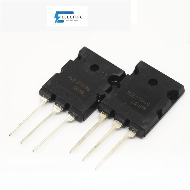 สินค้าใหม่ 5 คู่ ( 5 ชิ้น MJL21193 + 5 ชิ้น MJL21194 ) TO-3PL MJL21193G MJL21194G TO-3P IC