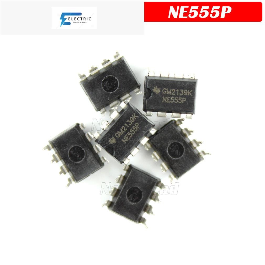 10PCS NE555P DIP8 NE555 DIP NE555N 555P DIP-8 IC ใหม่และต้นฉบับ