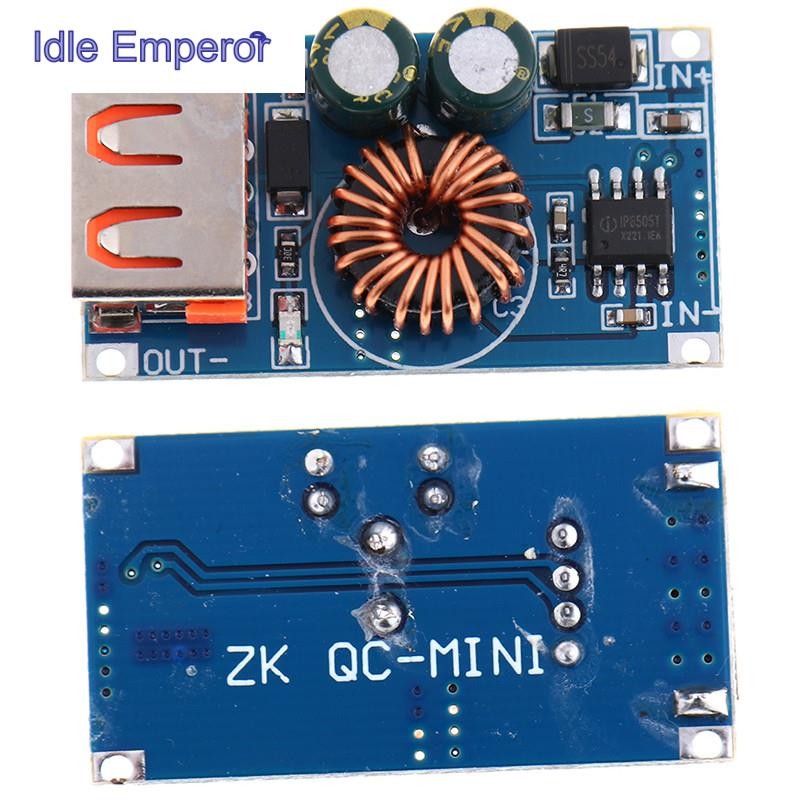 Tar USB DC Step Down โมดูล 12V 24V ถึง QC3.0 โทรศัพท์ Fast Charge สําหรับ Huawei Samsung N