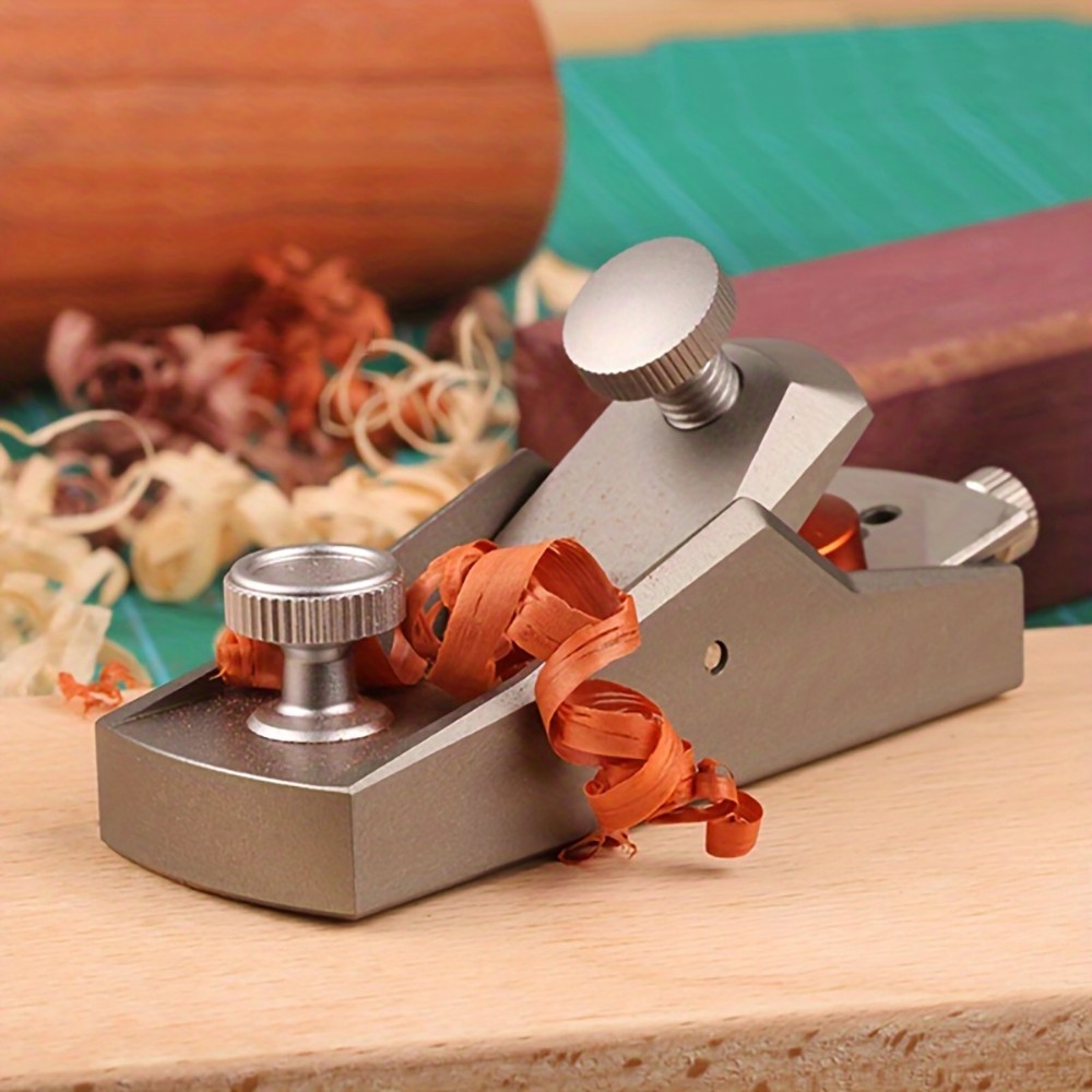 Woodworking Planer Mini Aluminum Alloy Hand Planer Bottom Edge Wood Trimming Plane European Flat Pla