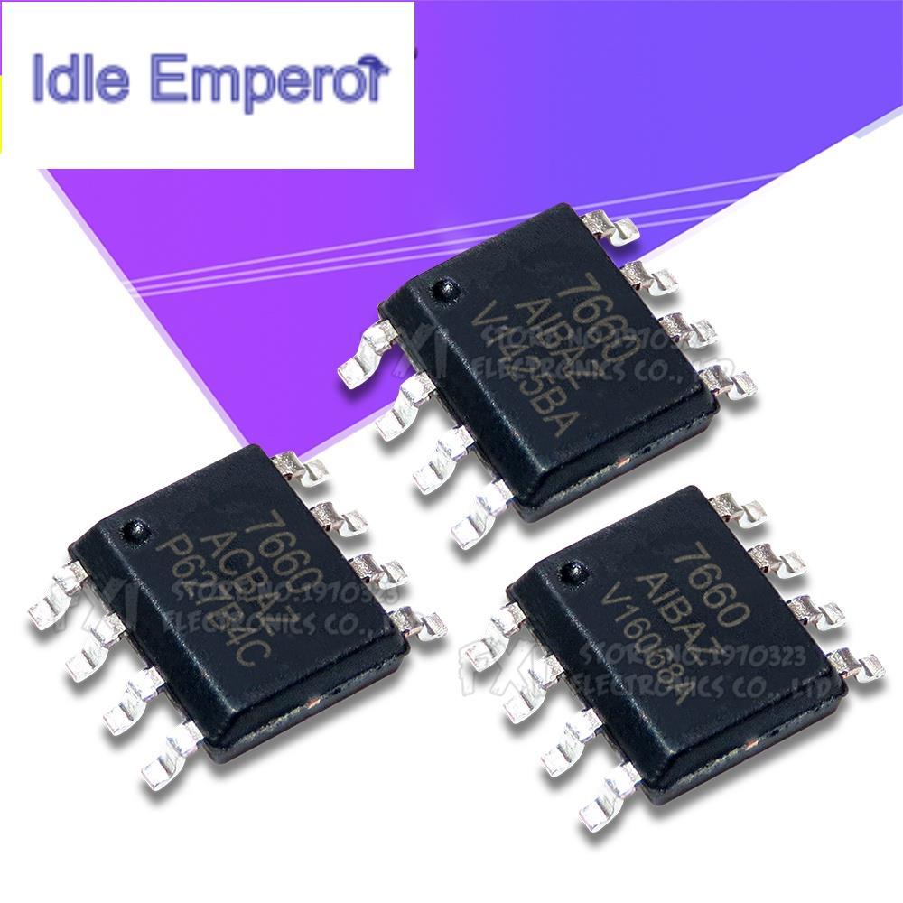 วงจรรวม ICL7660AIBAZ ICL7660AIBA SOP8 SOP ICL7660 ICL7660ACBAZ ICL7660A ICL7660SCBAZ ICL7660S 10 ชิ้