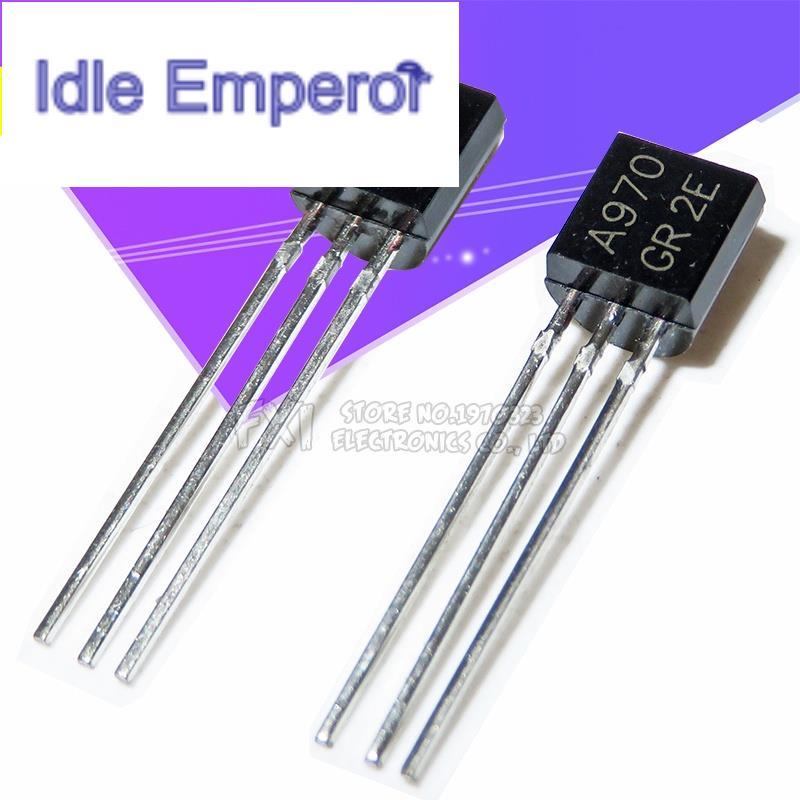 ทรานซิสเตอร์ 2SA970 2SC2240 (50 ชิ้น* A970 +50 ชิ้น* C2240 ) TO-92 - BJT NPN ใหม่