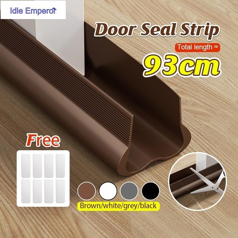 2/1pc ยืดหยุ่นภายใต้ประตู Draft Stopper ประตูด้านล่างซีล Strip Weather Strip หนา Anti-Cold Gap Block