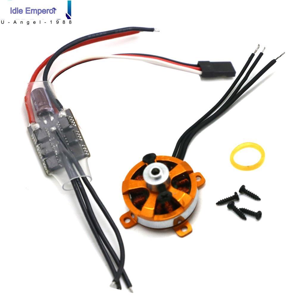 มอเตอร์ไมโครไร้แปรงถ่าน XXD 2205 A2205 7.6A 1400KV 1600KV SP พร้อมเมาท์ และ 10A ESC สําหรับเครื่องบิ
