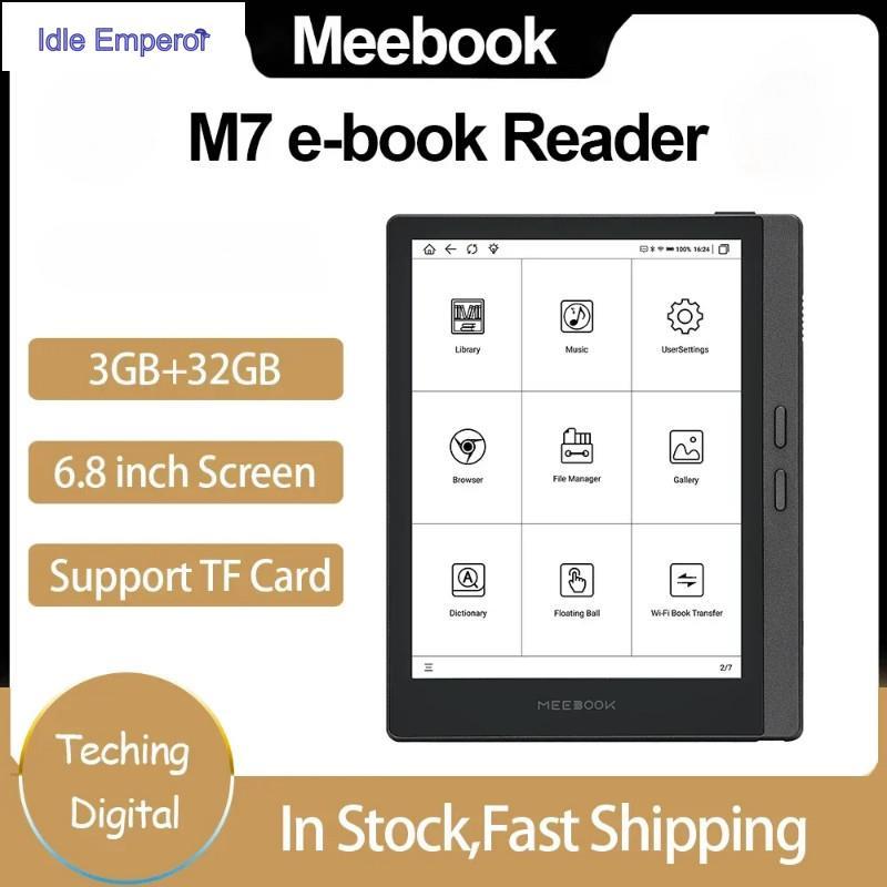 Meebook M7 E-Book reader 6.8 นิ ้ ว E-reader 300PPI HD E-ink Screen Android 11 เปิดระบบ 32GRAM และปุ