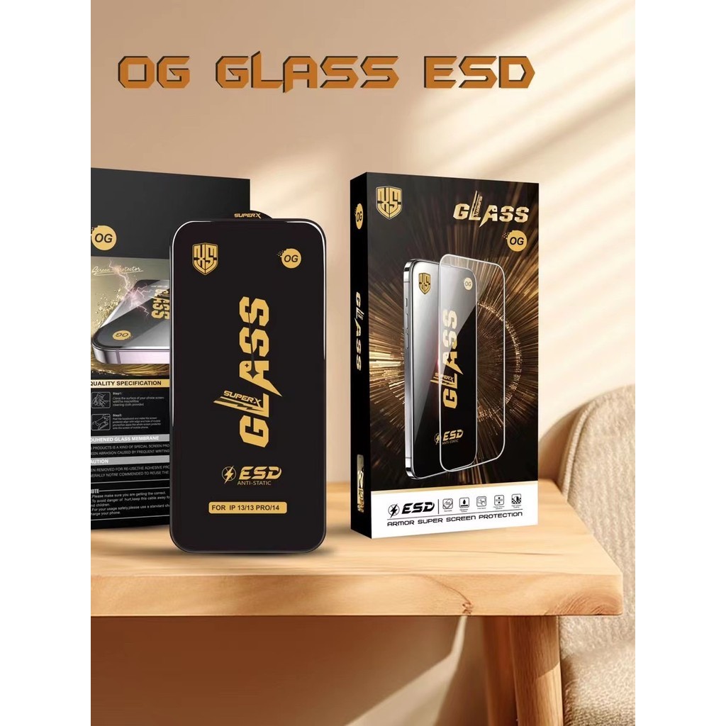 OG GLASS ESD 1 กล่องมี10ชิ้น REDMI 15c