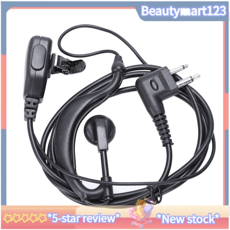 2Pin Ptt หูฟังหูฟังสําหรับ Motorola Gp88 Gp68 Gp300 Gp88S Gp3688 Gp3188 Dep450 Ep450 Walkie Talkie