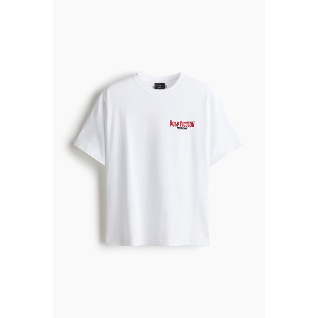 H&M(เอชแอนด์เอ็ม) เสื้อยืดทรงหลวม (Loose Fit T-shirt) ผู้ชาย 0972640_17