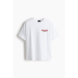 H&M(เอชแอนด์เอ็ม) เสื้อยืดทรงหลวม (Loose Fit T-shirt) ผู้ชาย…