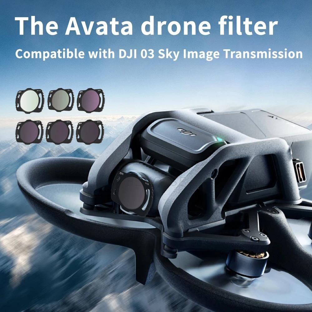 ND ชุดกรองสําหรับ DJI O3 Sky End/Avata CPL/ND8/ND32/ND64/ND8 PL/Star ปรับเลนส์สําหรับ DJI O3 Sky End