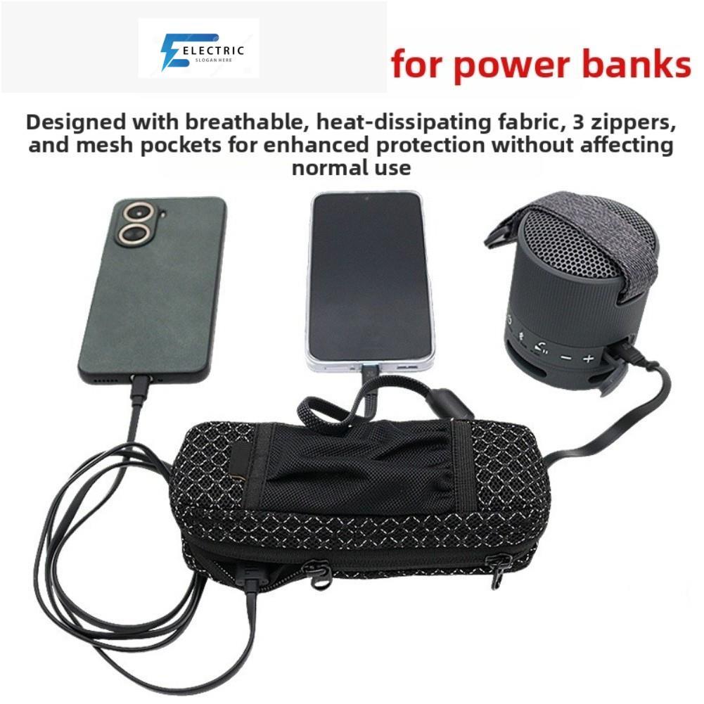 ROLADY Anker A1695 กระเป๋าใส่แบตเตอรี่สำรองแบบพกพา ระบายอากาศได้ เหมาะสำหรับ Zolo 165W