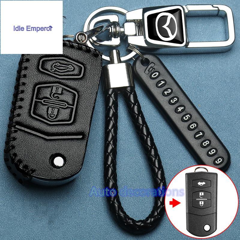 2 ปุ่ม / 3 ปุ่ม Mazda เคสกุญแจรถ สําหรับ Mazda 3 คีย์ ccover Mazda 2 เคสกุญแจ พวงกุญแจ Mazda พวงกุญแ