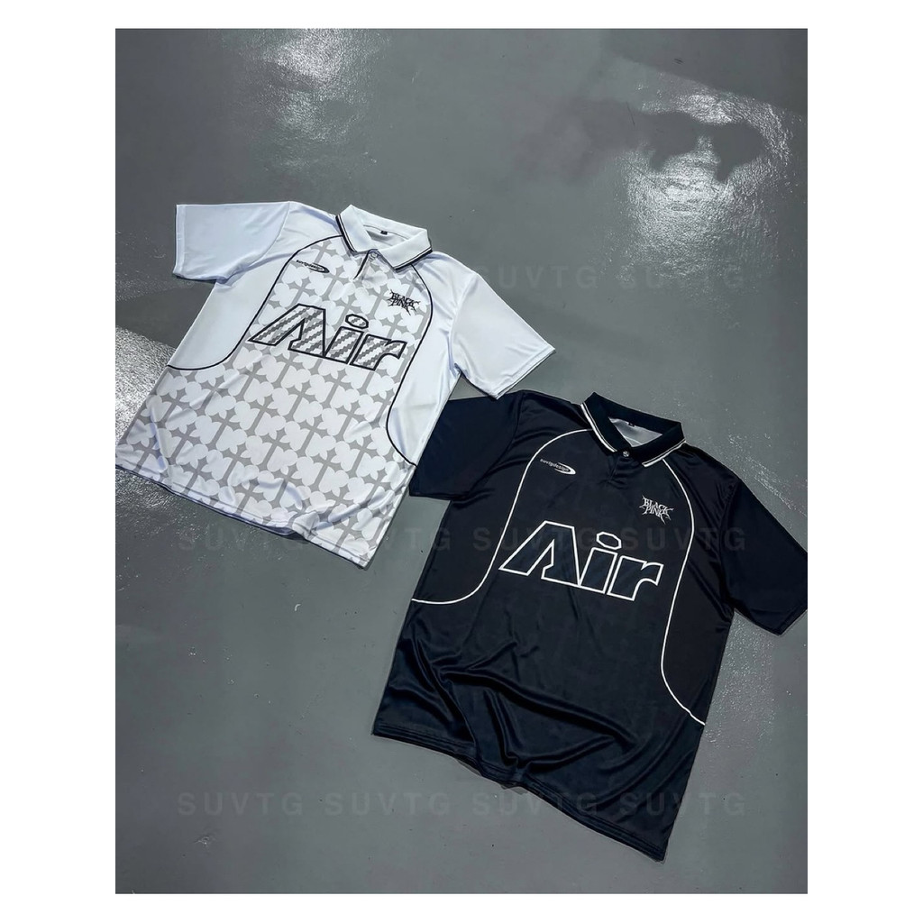 (ASB)เสื้อคอปก เสื้อพิมพ์ลาย สตรีทแฟชั่น เสื้อผู้ชาย กีฬา