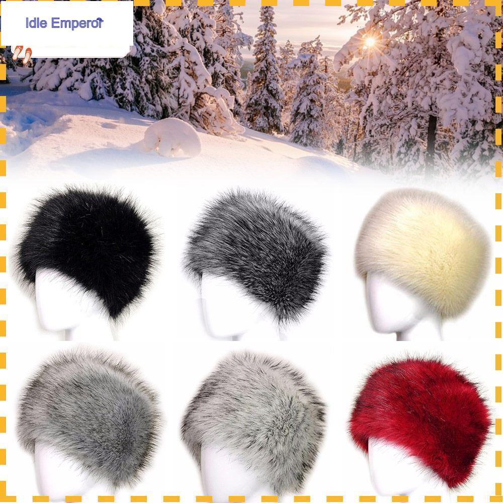 MOILYTH Faux Fur Snow Hat Women Winter Warmer รัสเซีย Ushanka