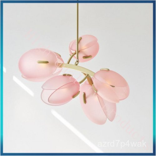 Zhongshan Dengdu Ancient Town Exhibition Hall Old Tree Branch Lilia Light Luxury Artistic Bud Pendan