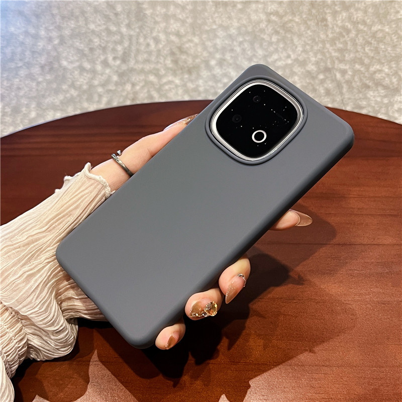 สําหรับ IQOO Z10 Turbo/Z10 Turbo Pro/iQOO 13 /Z9 Turbo สบายสัมผัสนุ่มจริงซิลิโคนเหลวเคสโทรศัพท์กันกร