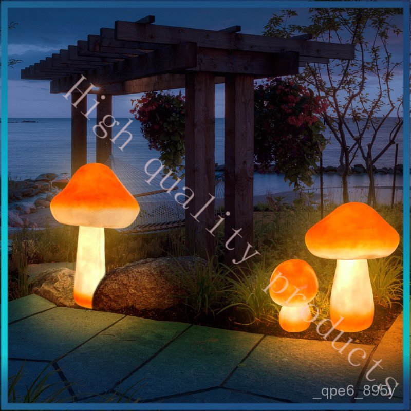 Outdoor Mushroom Light Solar Lawn Light Waterproof Plant Light Garden Arrangement Courtyard Light Ou