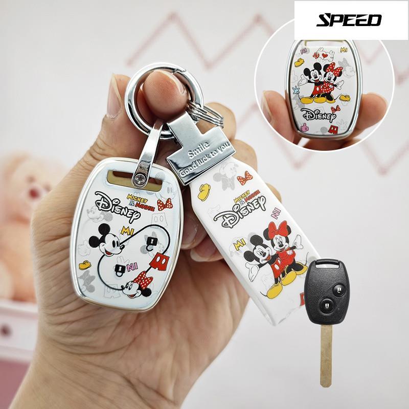 ปลอกกุญแจ Honda ที่หุ้มกุญแจรถฮอนด้า Accord g7 g8 CRV Odyssey Civic Fit jazz CRV3 city 2013 กระเป๋าใ