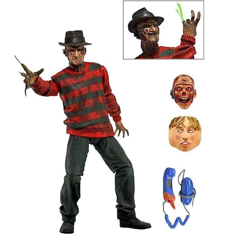 A Nightmare on Elm Street 30th Anniversary Freddy Krueger Action Figure ของเล่นโมเดล