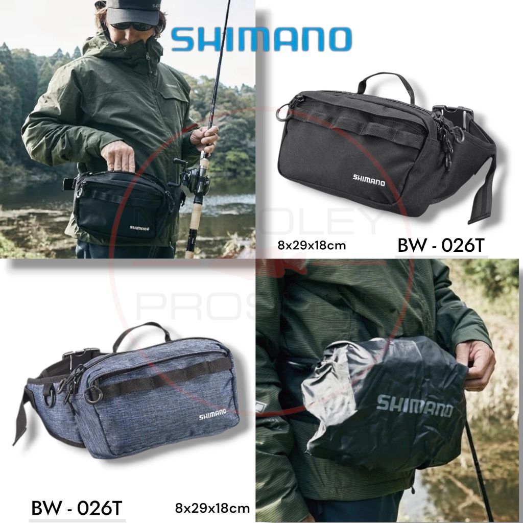 กระเป๋า Shimano Mini Hip Bag BW - 026T