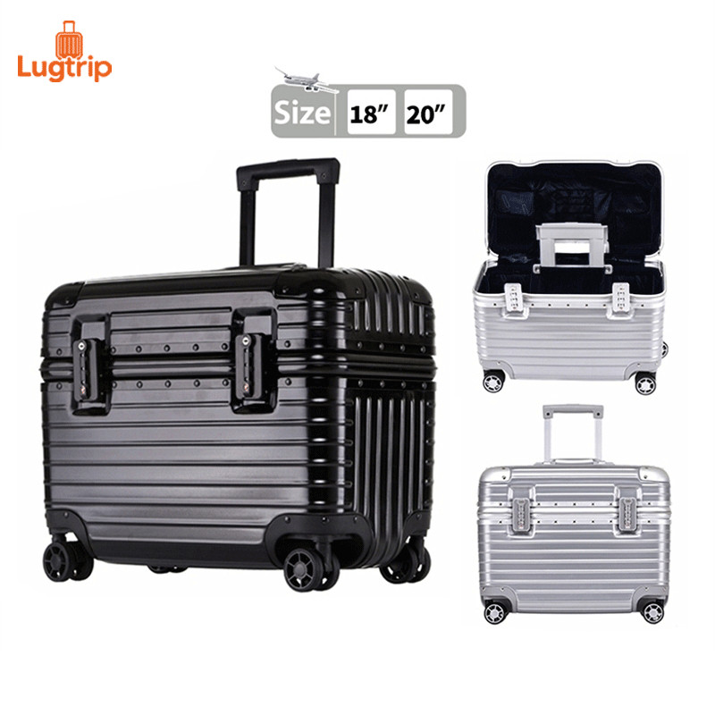 กระเป๋าเดินทางล้อลาก อลูมิเนียม เปิดด้านบน ขนาด18/20นิ้ว รุ่น PILOT ALUMINIUM Luggage