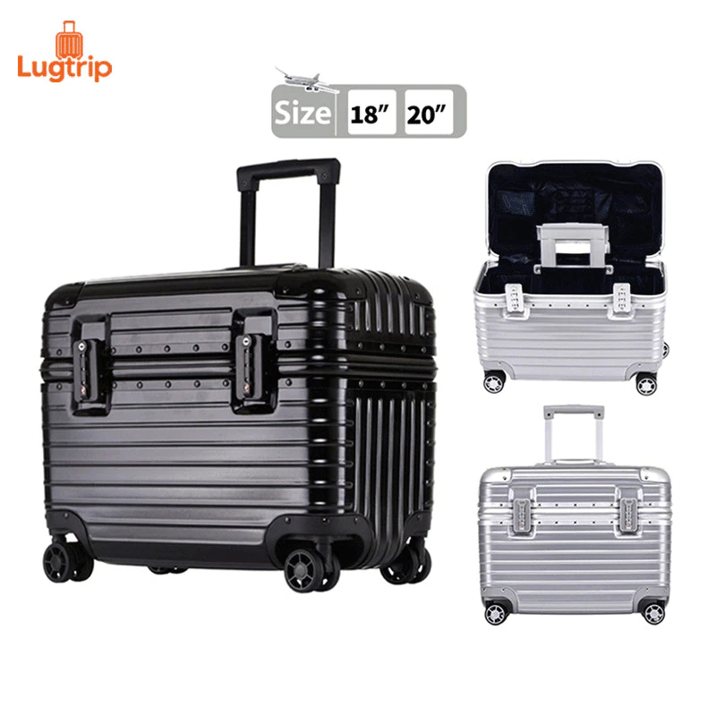 กระเป๋าเดินทางล้อลาก อลูมิเนียม เปิดด้านบน ขนาด18/20นิ้ว รุ่น PILOT ALUMINIUM Luggage
