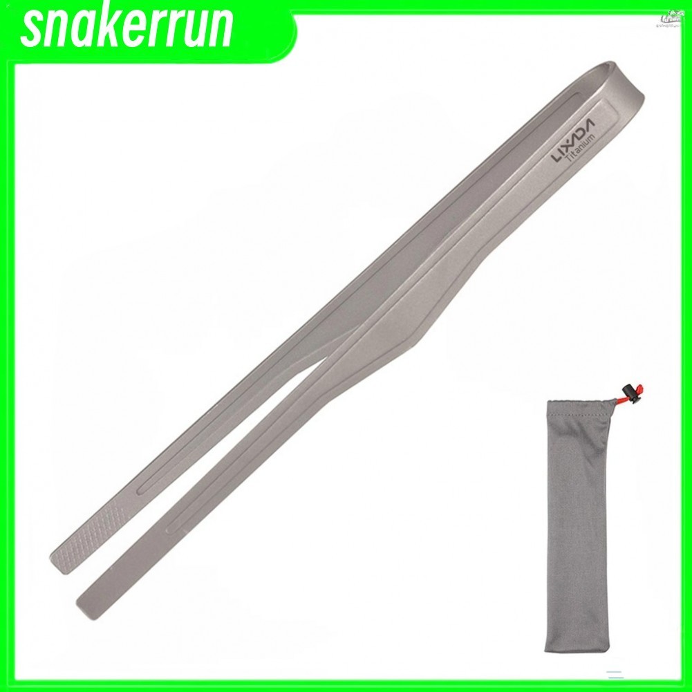 Snke Lixada แหนบไทเทเนียมสําหรับย่างบาร์บีคิวตั้งแคมป์กลางแจ้ง