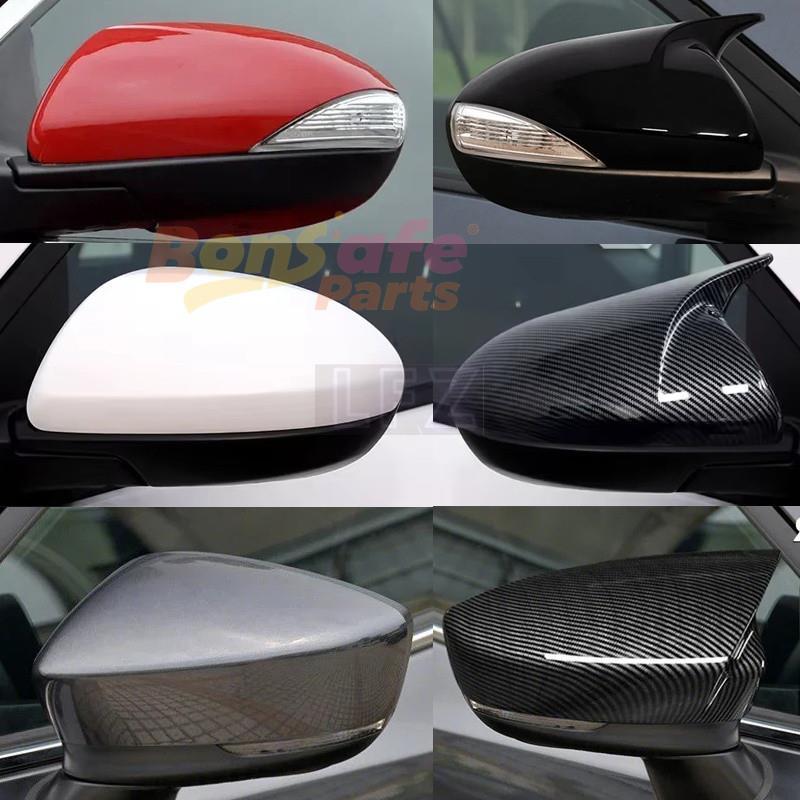 ครอบกระจกมองข้าง Mazda 2 skyactiv 2009 2010-2025 2024 2023 2022 ผ้าคลุมกระจกมองข้าง-ติดตั้งง่ายกันรอ