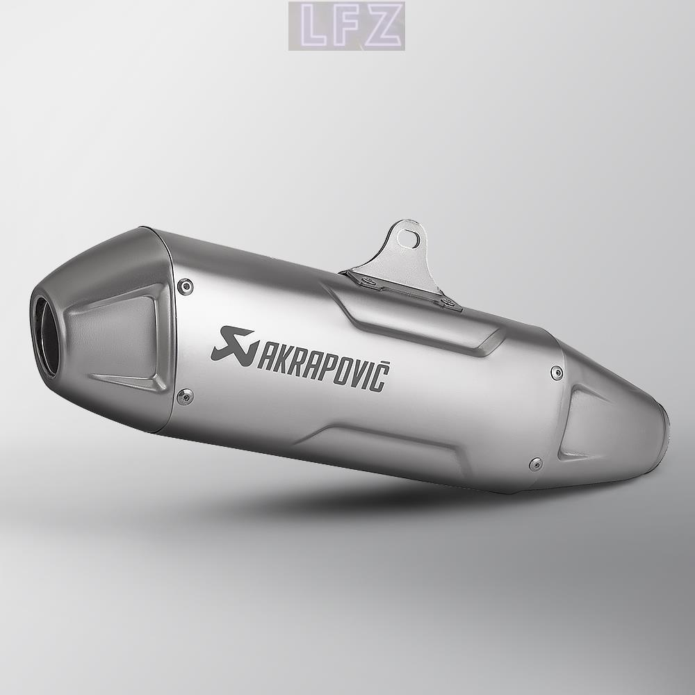 ท่อไอเสียรถจักรยานยนต์ Akrapovic T158 พร้อม DB killer/Silener รวมทางเข้า 51 มม.