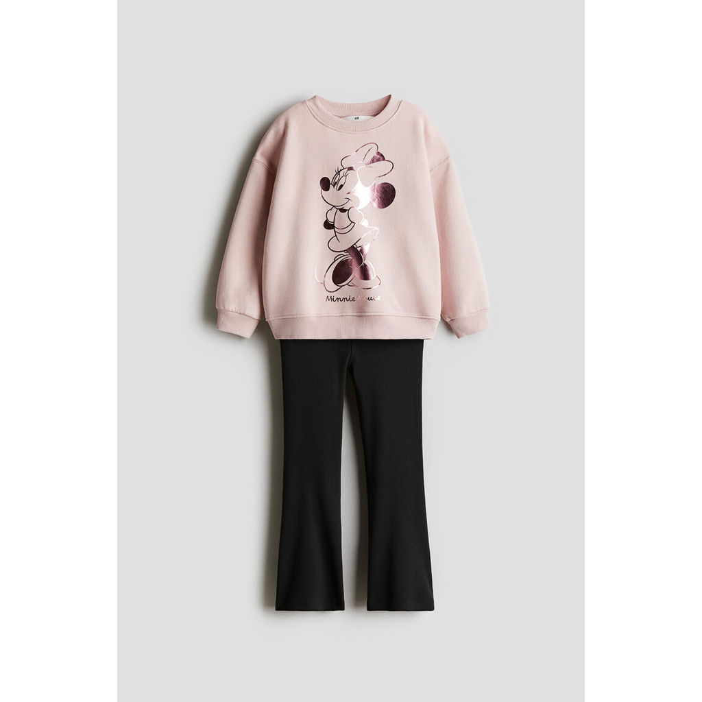 H&M(เอชแอนด์เอ็ม) ชุดสเวตเชิ้ตและเลกกิ้งส์ 2 ชิ้น Girls 2-piece sweatshirt and leggings set 1305469_1