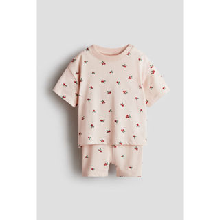 H&M(เอชแอนด์เอ็ม) ชุดเซ็ต 2 ชิ้นลายพิมพ์ Infants 2-piece pri…