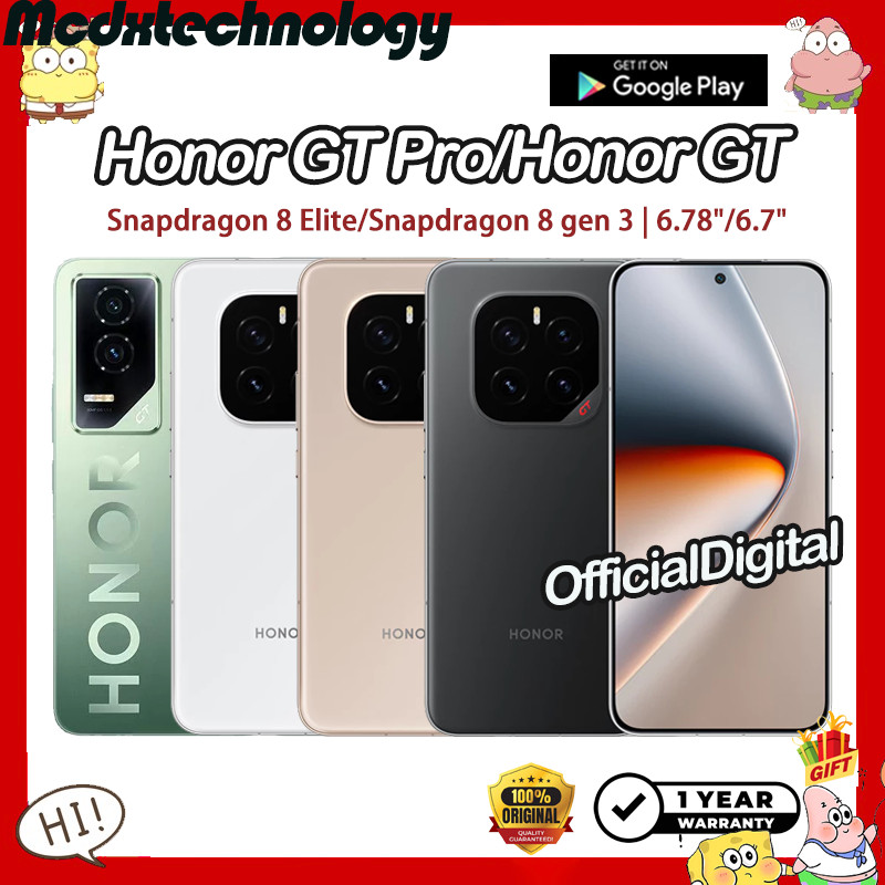 Honor GT Pro Snapdragon 8 Elite Honor GT Snapdragon 8 gen 3 Honor AI Phone | สนับสนุนไทยและ Google |