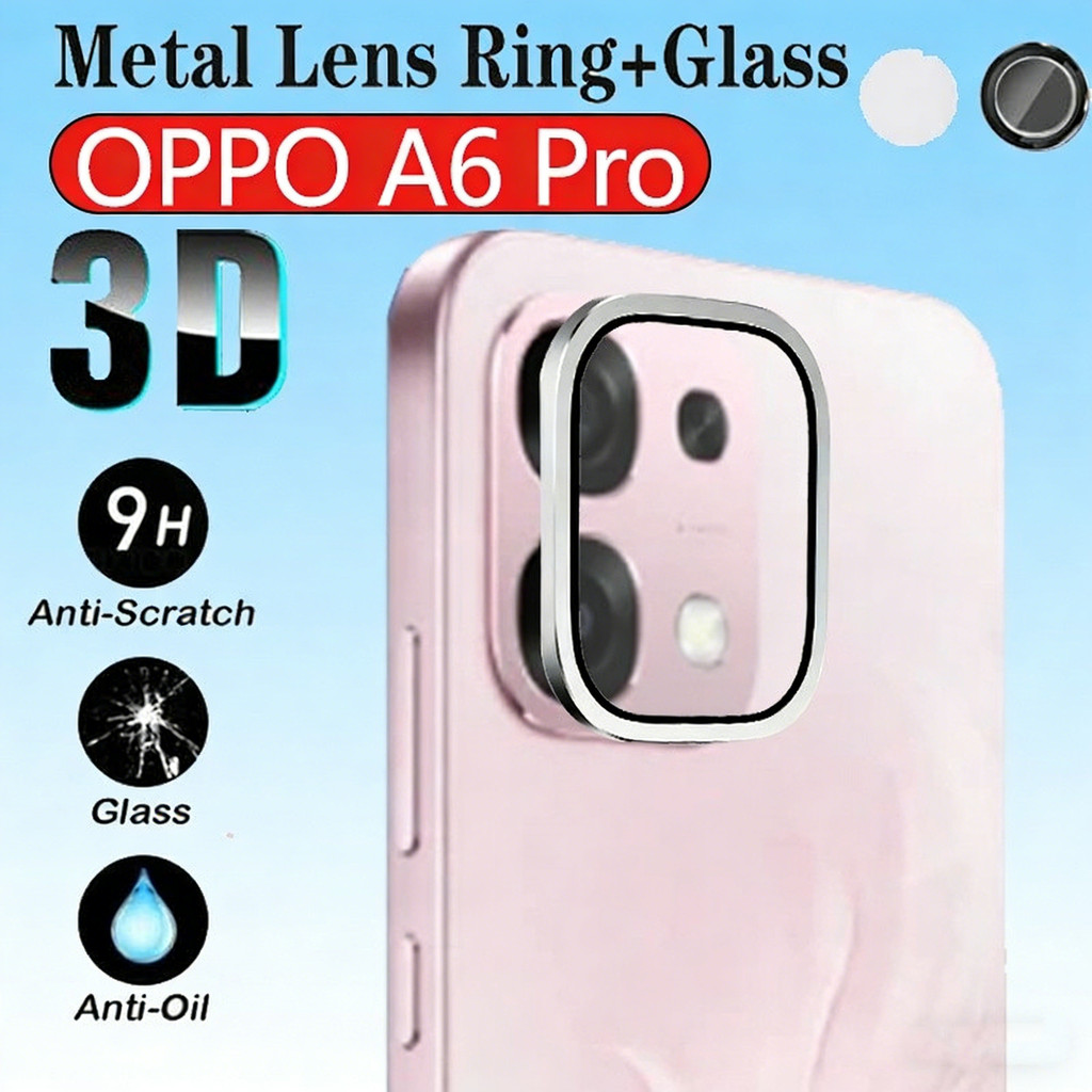 ฟิล์มกันรอยแบบเต็มเลนส์สําหรับเลนส์กล้อง Oppo A6 A6T A6X A6Pro A5 A5i A5Pro A3 A3X A3pro A60 F31