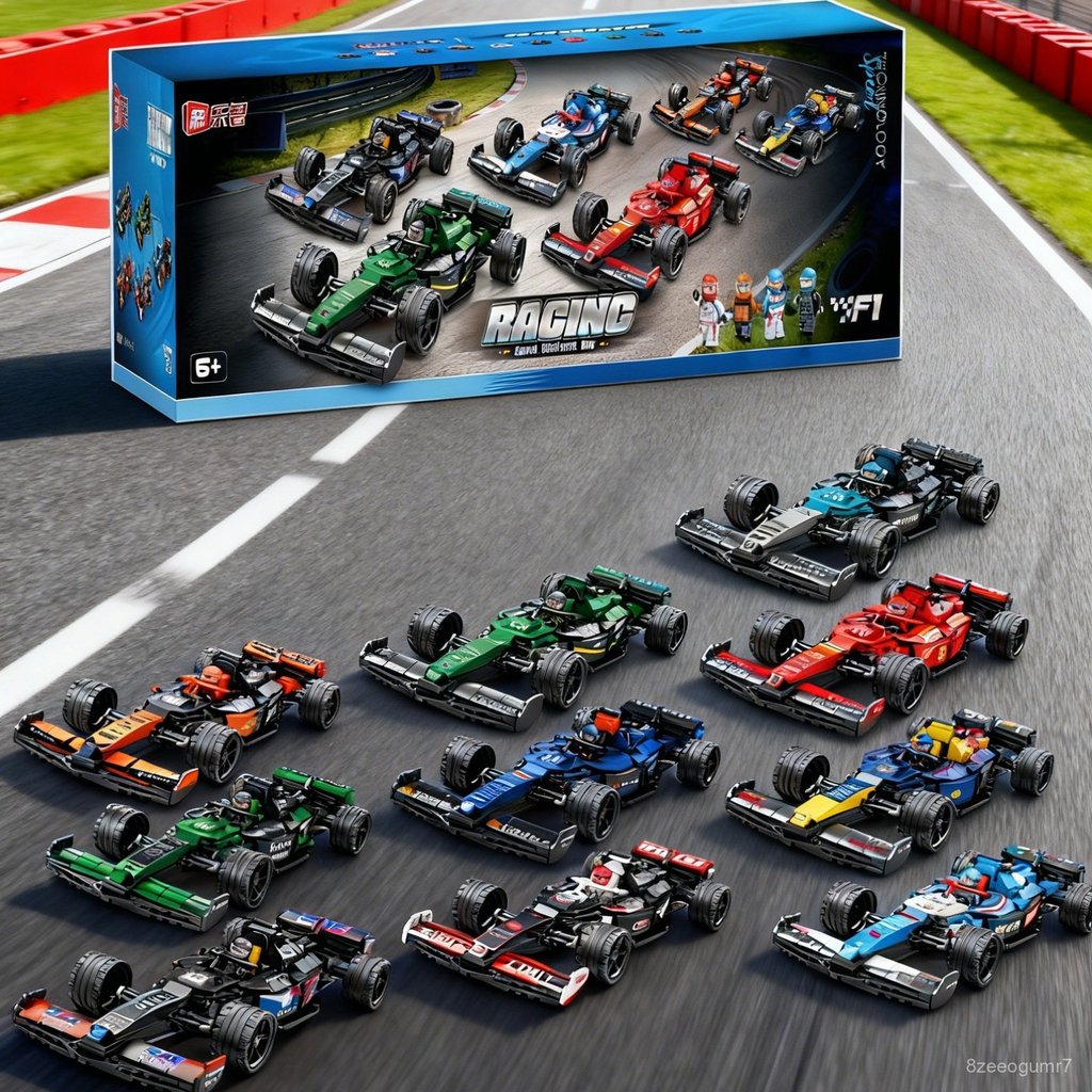 เลโก้ F1บล็อกตัวต่อรถแข่งฟอร์มูล่า โมเดลรถสปอร์ต ของเล่นเสริมพัฒนาการสำหรับเด็ก ของขวัญสำหรับเด็กผู้