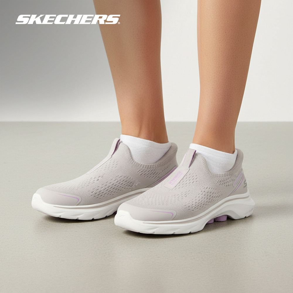 Skechers สเก็ตเชอร์ส รองเท้าผู้หญิง Women GOwalk 7 GOwalk Shoes - 125242-TPE - Air-Cooled Memory Foam